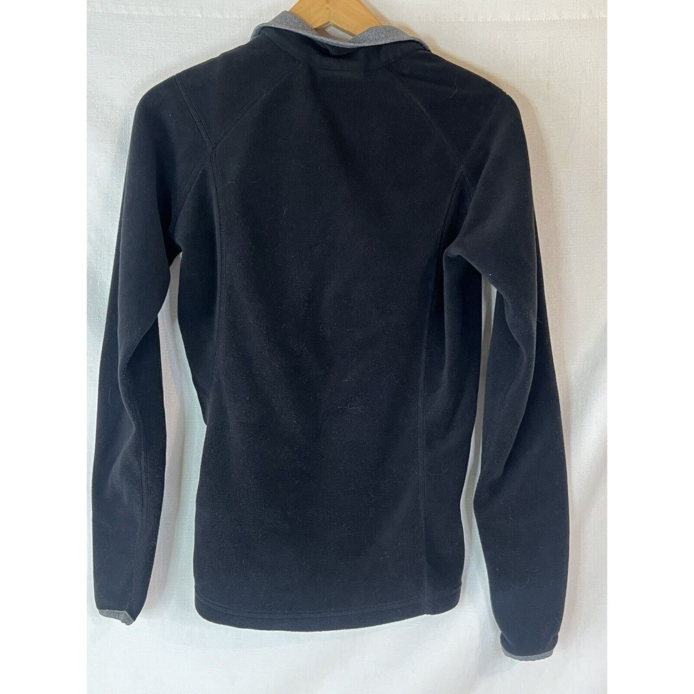 Kathmandu Womens Size 10 Fleece Jacket Black Quarter Zip - Picture 5 of 7